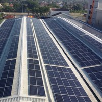 Structure de montage au sol en aluminium à ballast unique pour panneaux solaires, style moderne, haute qualité, marque OEM