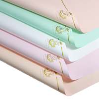 Papier d'emballage pour fleurs de luxe DLBZ, imperméable, en papier d'art enduit de PVC, design Queen, emballage de bouquet pour fleuristes