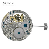 SANYIN Fabrik Modifizierter Mechanischer Uhrwerk-Mechanismus mit Komplikationen und Einachsiger Integrierter Flip-Tourbillon-Bewegung