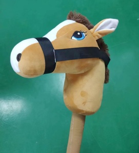 Accesorios de Juego, Cabeza de <span class=keywords><strong>Caballo</strong></span> de Peluche con Palo para Niños - Product Image 3