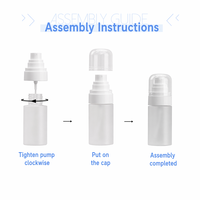 Flacon pulvérisateur PET dépoli transparent 50ml 100ml 120ml avec logo personnalisé, pulvérisateur PP à brume fine et couvercle AS pour emballage de toner de soin de la peau
