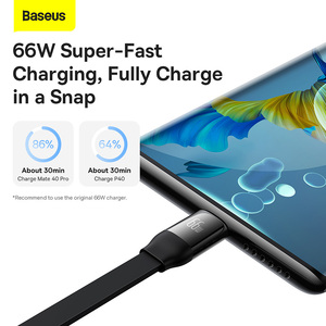 <span class=keywords><strong>Cable</strong></span> de Carga Rápida Retráctil 3 en 1 <span class=keywords><strong>Baseus</strong></span> Bright Mirror Serie 2, <span class=keywords><strong>USB</strong></span> a M+L+C, 66W, 1.1m, para Todos los Teléfonos Inteligentes - Product Image 3
