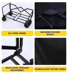 Duty Collapsible <span class=keywords><strong>Folding</strong></span> Utility Wagon Cart - Draagbare buitenwagen voor kamperen, picknick, strand, tuin en boodschappen doen - Product Image 4