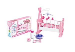 2023 New Design Custom Baby <strong>Dolls</strong> Travel <strong>Cot</strong> Bed Playing <strong>Doll</strong> Playpen With <strong>Carry</strong> Bag for Kids - Product Image 2