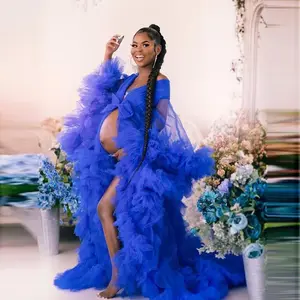 2023 nueva llegada vestido de sesión de fotos ropa de mujer embarazada sexy vestidos de embarazo maternidad para fotografía