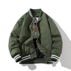 Stand Zipper Formal Winter <b>Jacket</b> for Men and Women <b>Warm</b> Comfortable 100% Cotton <b>Waterproof</b> Windproof Logo Customizable Front - Product Image 5