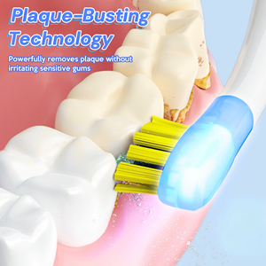 Cepillo de Dientes Eléctrico Sónico Plegable de Viaje con Función de Blanqueamiento, Cepillo de Dientes Eléctrico para Adultos, Cepillos de Dientes de Viaje - Product Image 5