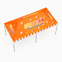 Tente de réception publicitaire 10x20 personnalisée à prix d'usine, chapiteau d'extérieur pour événements avec cadre pliable en aluminium 3x6