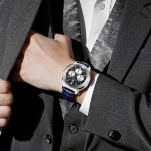 Đồng hồ nam cao cấp da thật ODM/OEM Undecember, mặt kính sapphire, máy quartz, hiển thị ngày và 24 giờ - Product Image 5