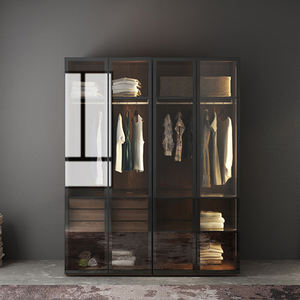 Pvc <span class=keywords><strong>Mdf</strong></span> meubles américains placard armoire fermée placards avec portes coulissantes miroir - Product Image 1