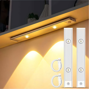 Ready Stock Modern Indoor Sensor <b>Light</b> USB Rechargeable Wireless Induction <b>LED</b> Lamp For Living Room Corridor Cabinet Night <b>Light</b> - Product Image 1