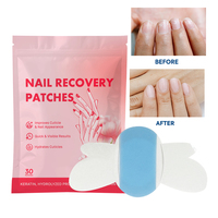 2025 nouveauté OEM ODM hydratant Hydrogel patchs de nutrition des ongles pour les ongles des doigts et les ongles des orteils en gros
