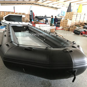 Haute qualité 1.2mm 1.5mm 1.8mm PVC ou Hypalon couleur noire 8 à 10 mètres bateaux à moteur gonflables d'<span class=keywords><strong>occasion</strong></span> avec certificat CE - Product Image 2