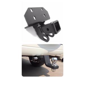 Accesorios todoterreno 4x4 <span class=keywords><strong>Enganche</strong></span> de receptor trasero de acero negro <span class=keywords><strong>Enganche</strong></span> de <span class=keywords><strong>remolque</strong></span> para <span class=keywords><strong>Toyota</strong></span> Prado LC120 - Product Image 2