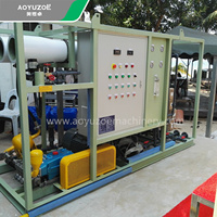 Système de dessalement de l'eau de mer à énergie solaire osmose inverse RO Machine à eau potable pure pour l'île de bateaux