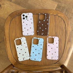 เคสโทรศัพท์มือถือป้องกันการกระแทกเต็มรูปแบบลายดาวดีไซน์เรียบง่ายสำหรับ <span class=keywords><strong>iPhone</strong></span> 18 <span class=keywords><strong>PRO</strong></span> <span class=keywords><strong>MAX</strong></span> กรอบใสฝาครอบ TPU - Product Image 1