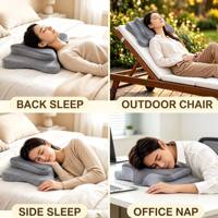 Oreiller cervical en mousse à mémoire de forme, oreiller ergonomique pour dormeurs sur le côté et sur le dos, vente en gros OEM