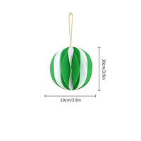 Lanternes en papier nid d'abeille personnalisées de luxe en gros, décorations suspendues pliables à bords scintillants 3D pour les fêtes du Nouvel An