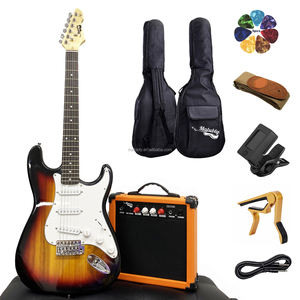 Kits de <span class=keywords><strong>guitarra</strong></span> eléctrica de colores con forma de bricolaje OEM personalizado chino <span class=keywords><strong>guitarra</strong></span> con mini amplificador de 5W y bolsa <span class=keywords><strong>comprar</strong></span> a granel al por mayor en línea - Product Image 6