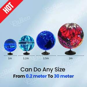 ENBON boule vidéo LED intérieure/extérieure de taille personnalisée écran publicitaire sphère affichage boule d'écran LED - Product Image 4