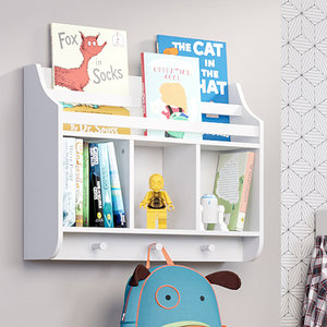 Librería de <span class=keywords><strong>pared</strong></span> Estantería de <span class=keywords><strong>pared</strong></span> para niños Libros de imágenes para estante de almacenamiento de guardería - Product Image 2