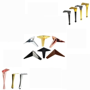 Pieds de canapé modernes en métal de luxe - Pieds de remplacement durables en or/noir/chrome pour salon et usage extérieur - Product Image 5