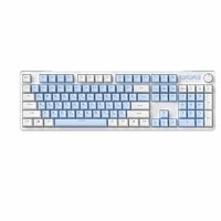 Russe 104 touches ABS filaire arc-en-ciel rétro-éclairé clavier mécanique de jeu échange à chaud N-touches joint de retournement pour l'écriture de bureau
