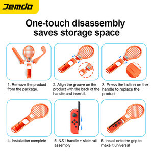 Jemdo <strong>Steering</strong> <strong>Wheel</strong> Compliant with for <strong>Nintendo</strong> for Switch 2 Sports Second Generation Console Motion Sensing Accessory - Product Image 2