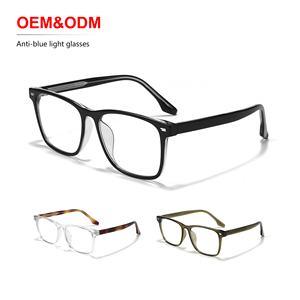 Chất lượng cao TR90 chống ánh sáng màu xanh kính quang học thời trang cổ điển Retro <span class=keywords><strong>Eyewear</strong></span> với biểu tượng tùy chỉnh cho phụ nữ và nam giới - Product Image 1