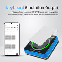 Lector de Tarjetas Inteligentes USB de Escritorio CHAFON CF600, Programable y Económico con SDK Gratuito, Material ABS, Frecuencia de 860-960 MHz