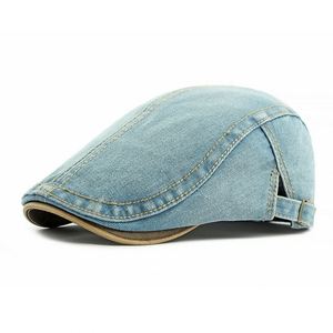 Gorras Planas <span class=keywords><strong>de</strong></span> Mezclilla Vintage, Estilo Hip Hop, Baratas, <span class=keywords><strong>de</strong></span> <span class=keywords><strong>Nueva</strong></span> <span class=keywords><strong>York</strong></span>, para Hombre y Mujer - Product Image 4