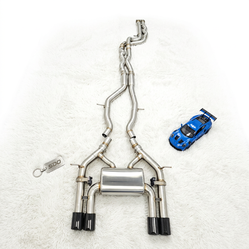VantaFlow Catback Exhaust for BMW M3 M4 F80 F82 F83 3.0T 2014-2019 Stainless Steel Valvetronic Muffler With MP Carbon Tips