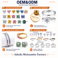 Kalung Berlian Moissanite Potongan Hati 2 Karat VVS D GRA Minimalis Perak Sterling 925 Berlapis Platinum Perhiasan Klasik untuk Wanita