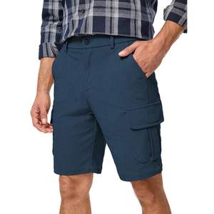 2025 <b>Men's</b> Casual Elastic Waist <b>Cargo</b> <b>Shorts</b> <b>Lightweight</b> Corduroy for Outdoor Hiking & Work <b>Mens</b> Hiking <b>Shorts</b> - Product Image 1