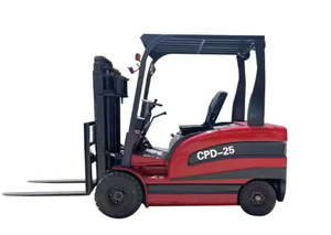 Chariot élévateur électrique GPD-30, batterie au plomb-acide, capacité de 3 tonnes, mât à trois étages, pneus pneumatiques, commande assise pour la fabrication - Product Image 3