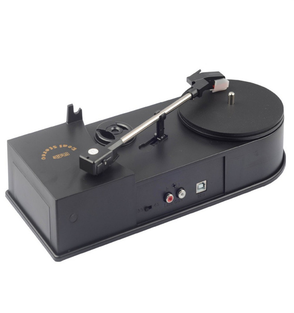 USB Portable Mini Vinyl Turntables Player Vinyl Turntable to MP3/WAV/CD Converter Mini Phonograph Turntable Record EC008-1