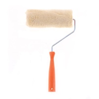 Rouleaux de peinture personnalisés de 4 pouces et 6 pouces, rouleaux de peinture industriels et domestiques avec poignée en plastique