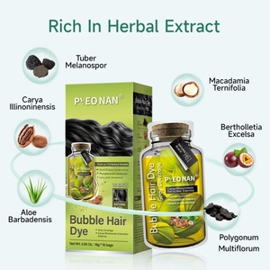 Tinta per Capelli 4 in 1 all'Ingrosso con Etichetta Privata, Crema Colorante Naturale a Base di Piante, Colorazione Rapida, Marrone, <span class=keywords><strong>Senza</strong></span> Perossido e <span class=keywords><strong>Ammoniaca</strong></span>, per Uso Domestico - Product Image 2