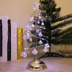 Lumière de nuit LED en fer forgé flexible à piles, design ferme, pour arbre de Noël, décoration de chambre - Product Image 4
