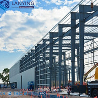 Structure de bâtiment en acier sans métal, conception de hangar préfabriqué pour arène équestre