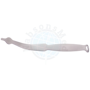 Rétracteur de plaie Chandler à manche courbé en acier inoxydable, instrument chirurgical médical manuel pour plaies fines et lèvres, réutilisable, CE - Product Image 1