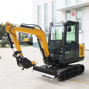 Trencher Machine Small Digger Landscaping Crawler Micro Excavation Machine Earth-moving Machinery 0.8ton Mini Excavator