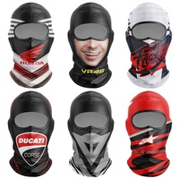 Masque de moto d'été, protection solaire extérieure, en Spandex/Polyester, cagoule unisexe rafraîchissante pour le sport et les fêtes