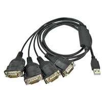 Câble adaptateur USB vers RS232 4 ports DB9 FTDI 2026