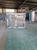 Fenêtre coulissante moderne en alliage d'aluminium anti-ouragan, moustiquaire résistante au vent et aux chocs, pour extérieur, directement de l'usine