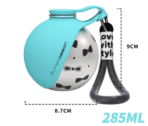 <span class=keywords><strong>Bottiglia</strong></span> d'Acqua 2-in-1 in Acciaio Inox per Cani, Portatile, Antigoccia, Isolata, Ciotola da Viaggio Impermeabile per Cani e Gatti - Product Image 6