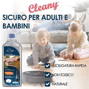 Cleany Eco-Friendly Liquid Wood Floor Cleaner 1000ml Universal Formula for Robots and Vacuums - Product Image 3