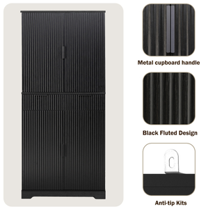 Antique Vintage Wine Bar Cabinet Modern Home Furniture for Living Room Bedroom Office Kitchen Metal and Wood for <b>Storage</b> - Product Image 5