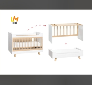 LM KIDS, <span class=keywords><strong>litera</strong></span> <span class=keywords><strong>Montessori</strong></span> para niños y niñas, juego de camas tipo Loft de dibujos animados para niños, marcos de ropa de cama para bebés con escritorio deslizante - Product Image 1