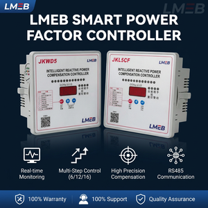 Controlador de factor de potencia para equipo de distribución de energía de autocompensación de potencia reactiva, controlador de factor de potencia de - Product Image 1